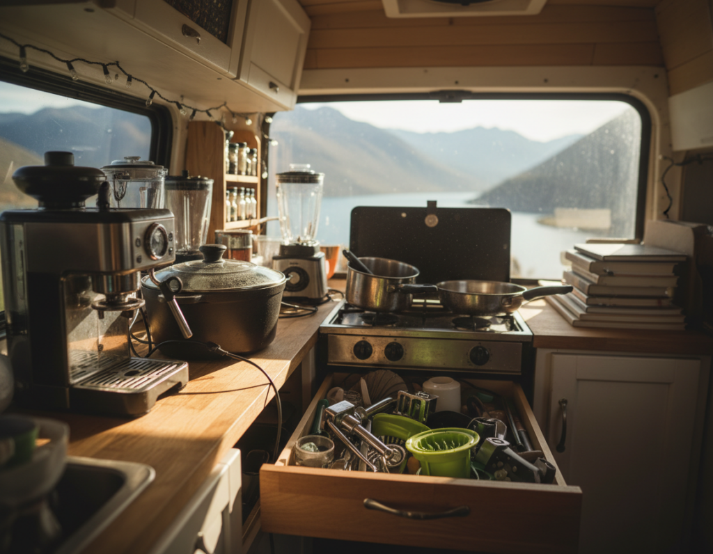 The Kitchen Products Many Van Travelers End Up Regretting After a Few Months on the Road