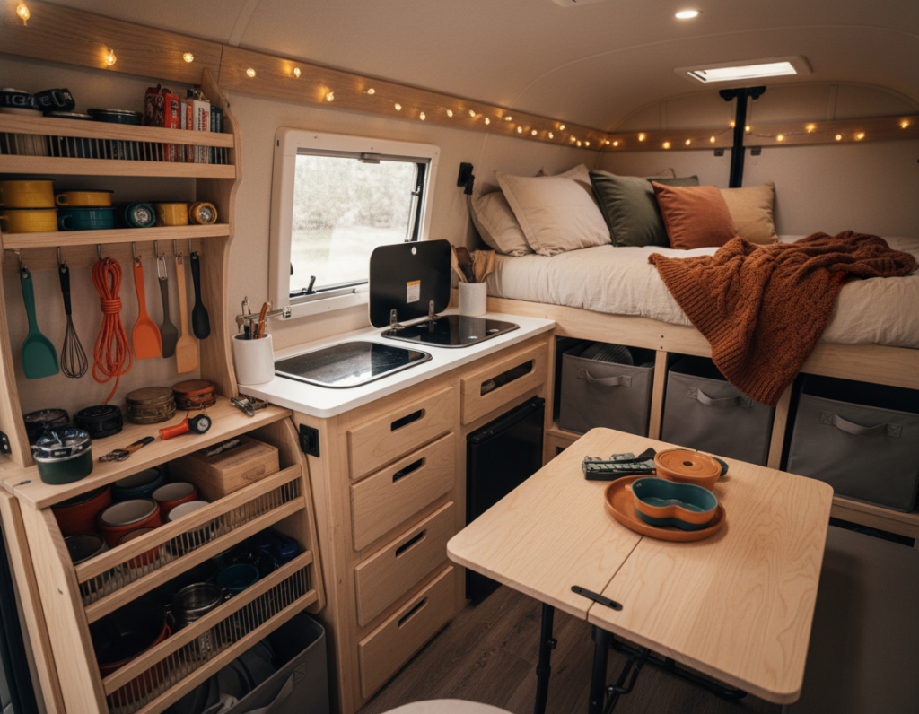 Affordable Storage Upgrades That Make Tiny Camper Vans Feel More Functional and Comfortable