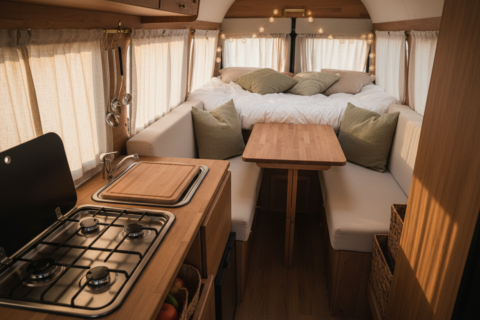 cozy camper interior