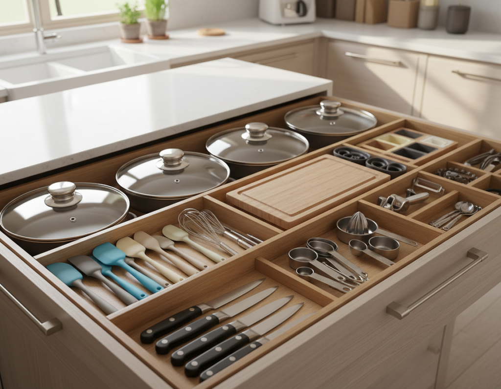 Better Ways to Organize Kitchen Drawers When You Don’t Have Built-In Cabinets or Deep Storage