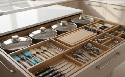 kitchen drawer organization